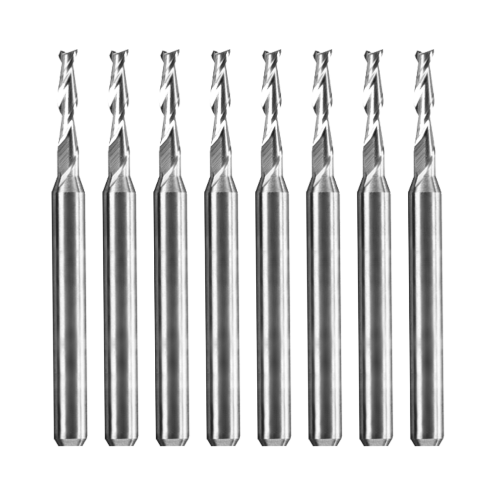 VHM Fräser mit Fischschwanzanschliff